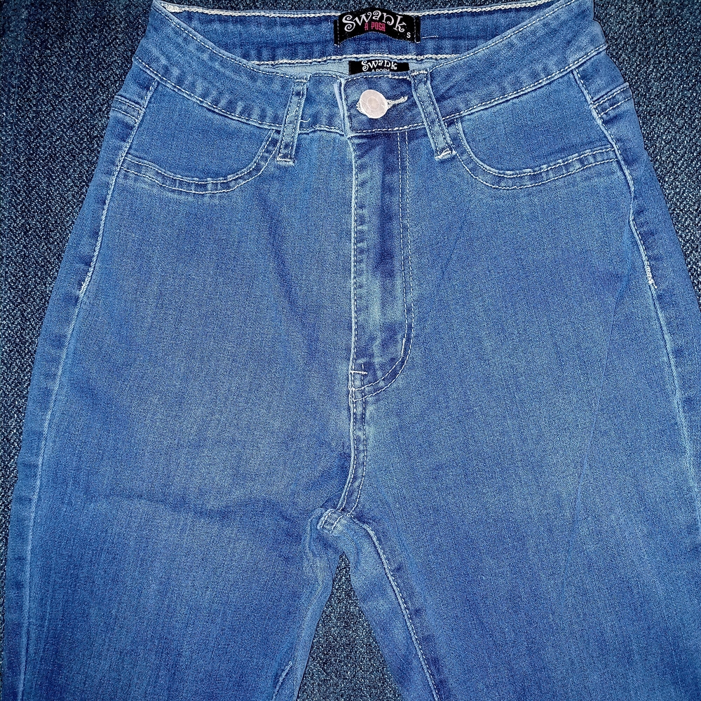 SWANK High Rise Blue Jeans for Women
